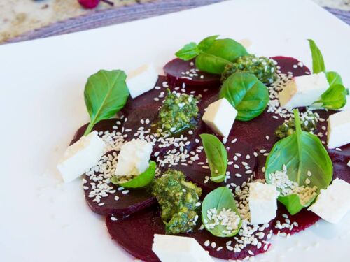 Burokėlių karpačio (carpaccio)