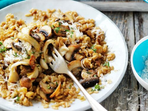 Risoto su kvapniuoju (muskusiniu) moliūgu