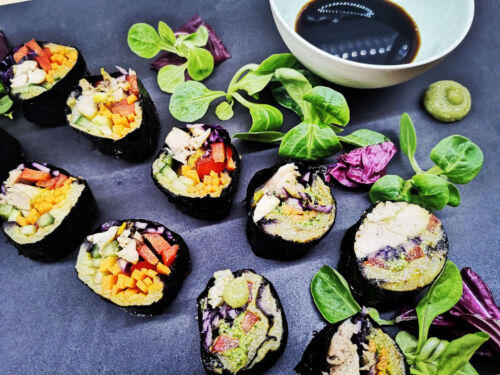 Sveikuoliški sushi (suši) be ryžių