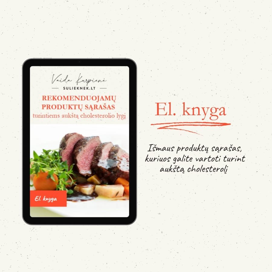 Cholesterolis_rekomenduojami_produktai-Vaida_Kurpiene-el_knyga