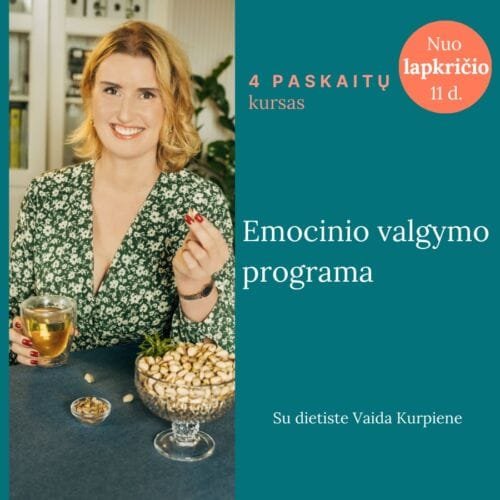 Stop emociniam valgymui_Live_Vaida Kurpiene