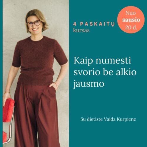 Kaip numesti svorio be alkio jausmo_Live_Vaida Kurpiene_live