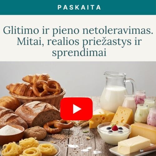 Glitimo ir pieno netoleravimas. Mitai, realios priežastys ir sprendimai